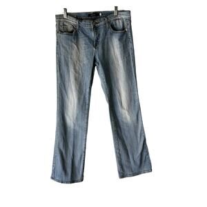 Vigoss Jeans Junior's 11 Light Wash London Boot Stretch Denim Flare